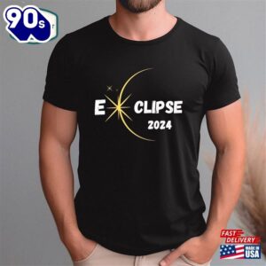 Total Solar Eclipse Shirt April 8th 2024 Rock Concert Tour Tee Path Of Totality Cities Shirt