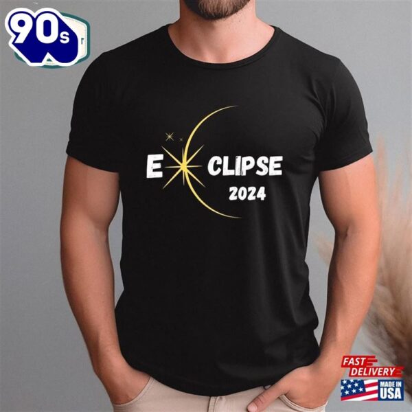 Total Solar Eclipse Shirt April 8th 2024 Rock Concert Tour Tee Path Of Totality Cities Shirt