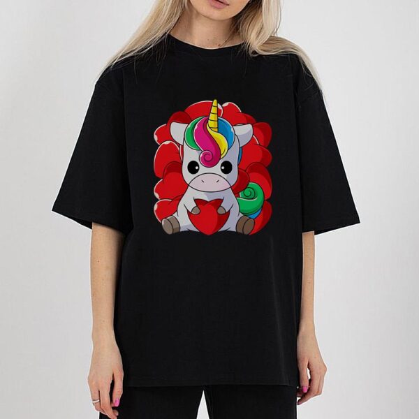 Unicorn Is My Valentine Cute Valentines Day Gift T-Shirt