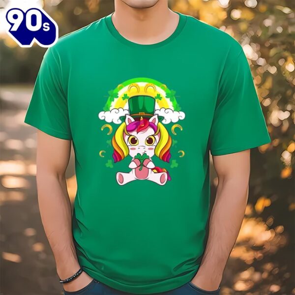 Unicorn Leprechaun St Patricks Day Irish T-Shirt