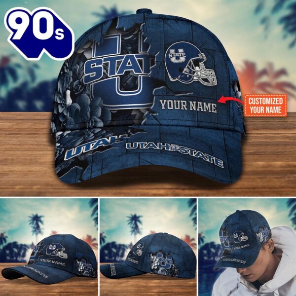 Utah State Aggies Custom New Arrivals Trending Cap  NCAA Cap