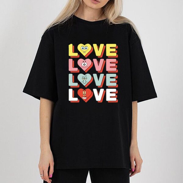 Valentine’s Day Gifts For Him And Her Spongebob Spongebob Valentine’ Shirt