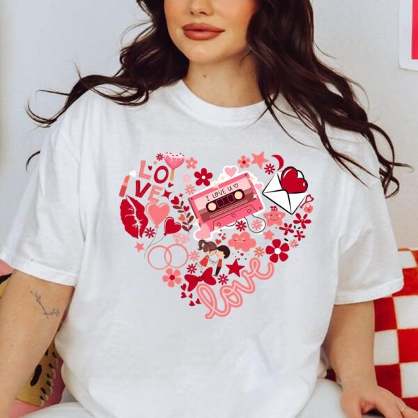 Valentine’s Day Heart T-Shirt Valentine’s Day Heart Shirt Couple Shirt