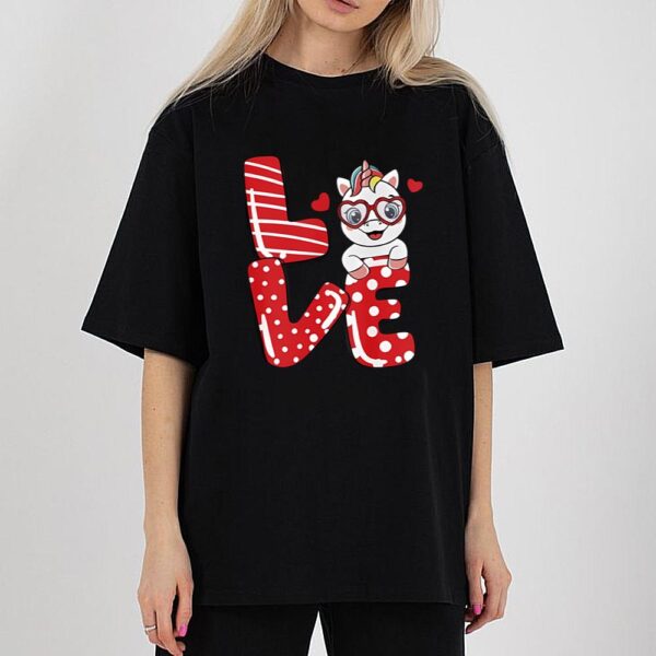 Valentine’s Day Unicorn Unicorn Squad Kids T-Shirt