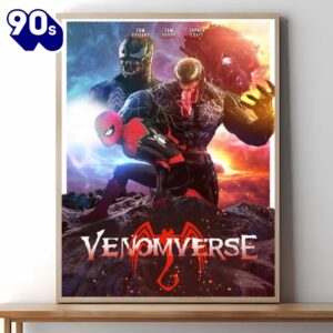 Venom 3 Movie Poster Wall Art Canvas