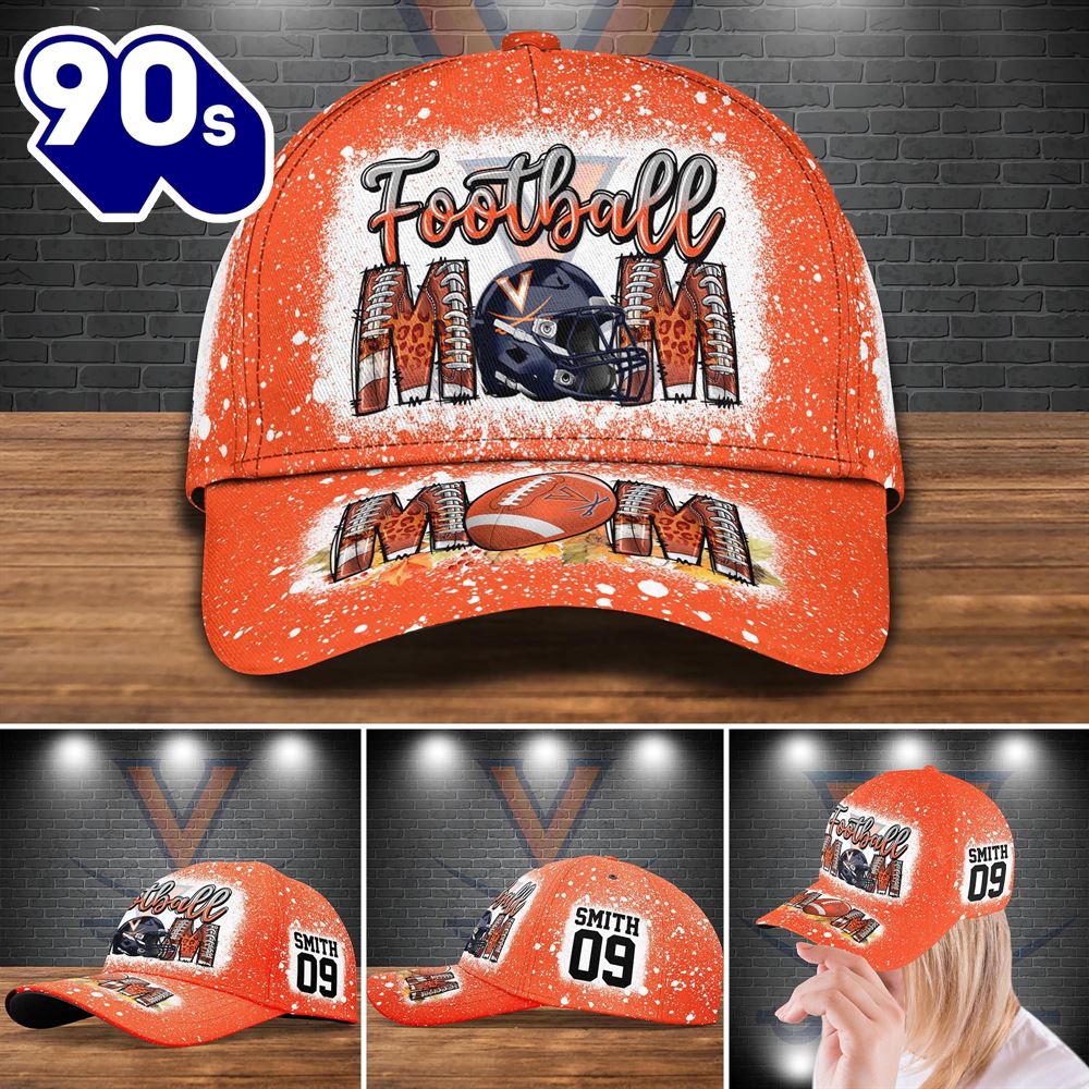 Virginia Cavaliers Bleached Cap Custom Your Name And Number NCAA Cap Virginia Cavaliers Bleached Cap Custom Your Name And Number NCAA Cap