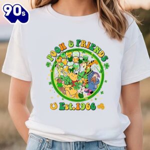 Winnie The Pooh Est 1966 Patricks Day Shirt