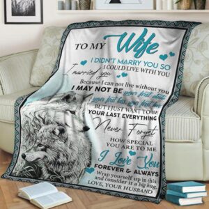 Valentine Day Wolf To My Wife Husband And Wife Fleece Throw Blanket 1 Wolf To My Wife Husband And Wife Fleece Throw Blanket Weighted Blanket To Sleep Valentines Day Gift Ideas 3