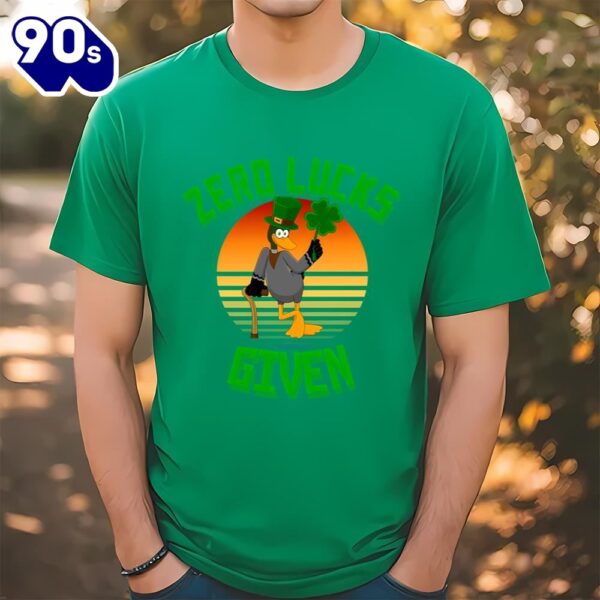 Zero Lucks Given Funny St Patricks Day T-Shirt