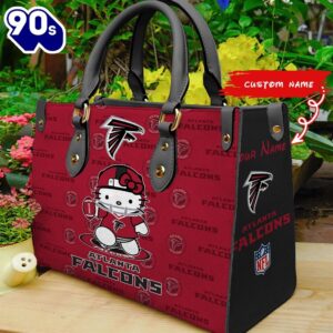 Atlanta Falcons Kitty Women Leather…