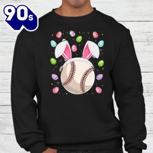 Baseball Lover Easter Egg Funny Baseball Easter Sunday Shirt 3