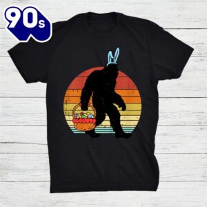 Bigfoot Sasquatch Bunny Easter Eggs Shirt