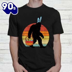 Bigfoot Sasquatch Bunny Easter Eggs Shirt 2