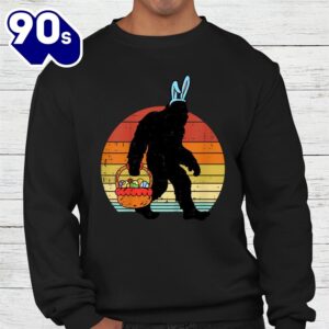 Bigfoot Sasquatch Bunny Easter Eggs Shirt 3