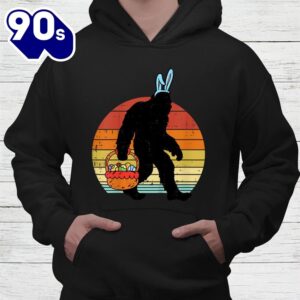 Bigfoot Sasquatch Bunny Easter Eggs Shirt 4