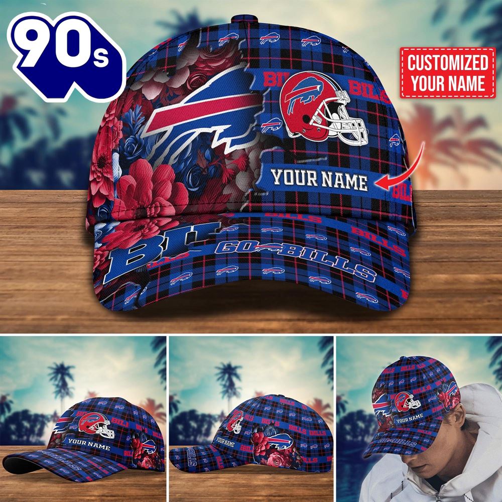 Buffalo Bills Flower Trending New Arrivals Custom Cap Buffalo Bills Flower Trending New Arrivals Custom Cap