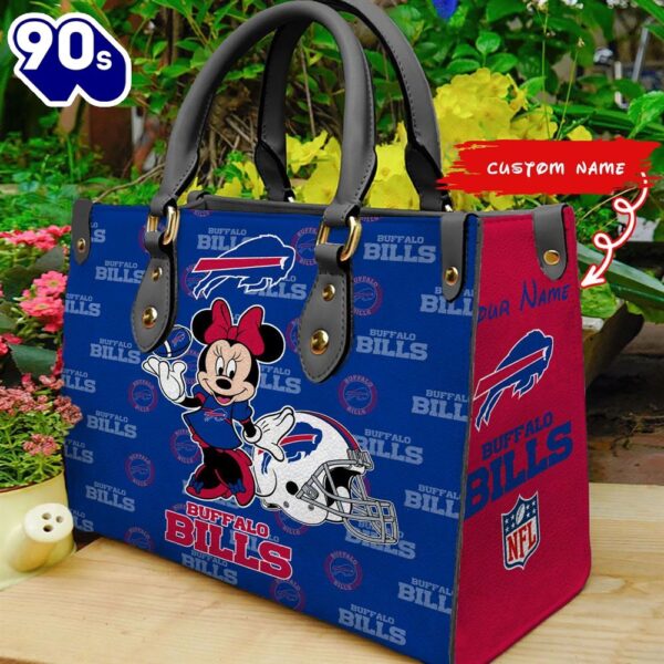 Buffalo Bills Minnie Women Leather Hand Bag