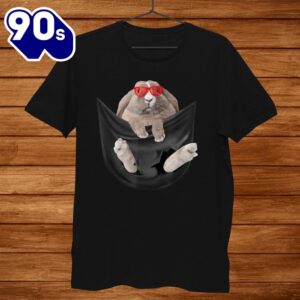 Bunny In Pocket Funny Easter Day Bunny Rabbit Lover Shirt