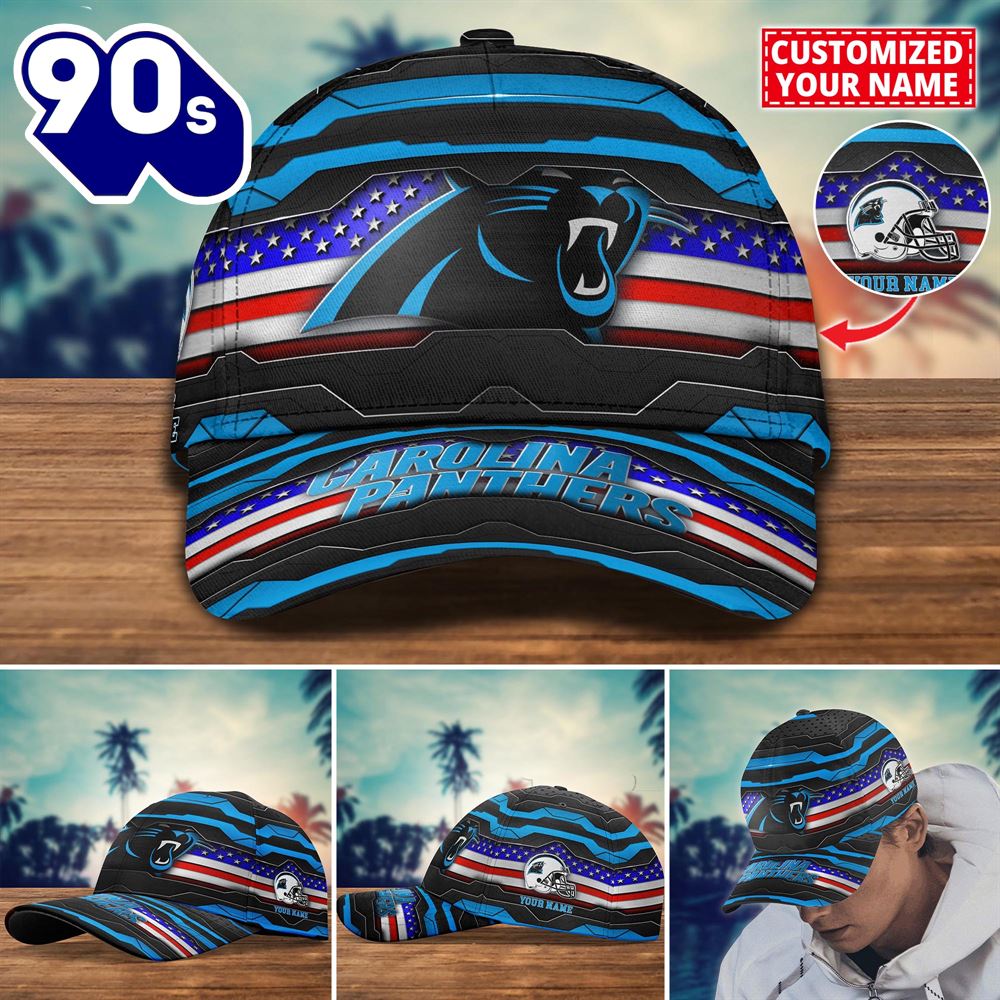 Carolina Panthers Flag Custom Name Cap New Arrivals Carolina Panthers Flag Custom Name Cap New Arrivals