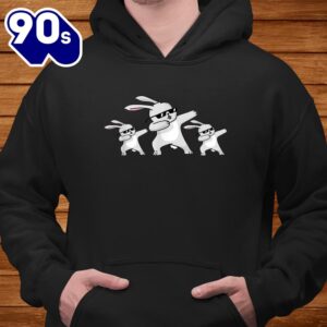 Cool Dabbing Bunny Hip Hop Easter Gifts Shirt 4