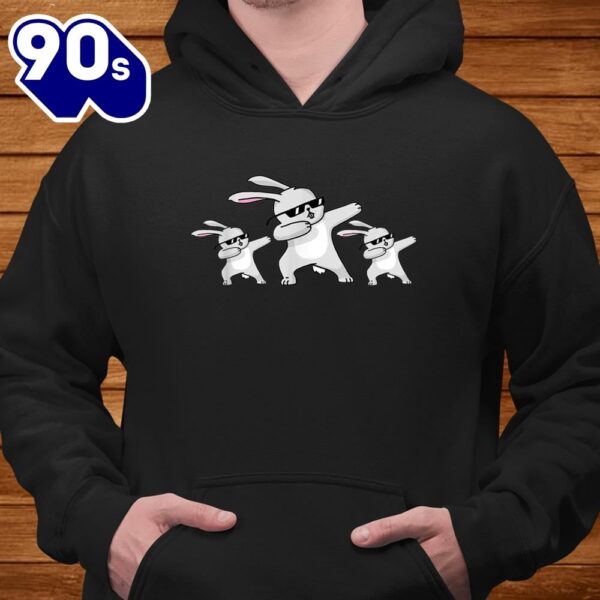 Cool Dabbing Bunny Hip Hop Easter Gifts Shirt