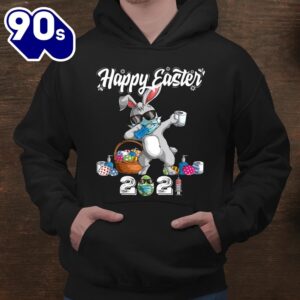 Dabbing Rabbit Easter Day Eggs Dab Boys Girls Kid Gift Bunny Shirt 4