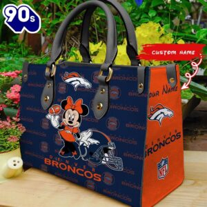 Denver Broncos Minnie Women Leather…