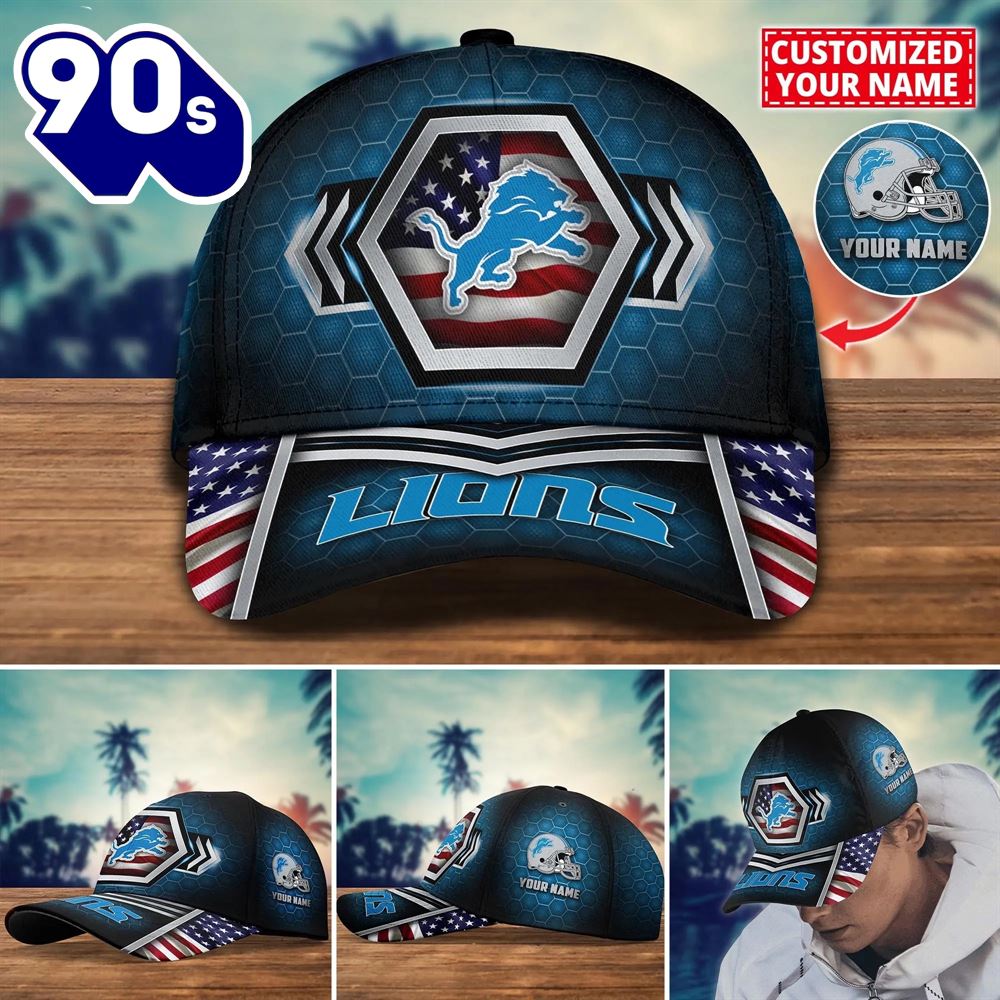 Detroit Lions Best Trending Cap Custom Name New Arrivals H53604 Detroit Lions Best Trending Cap Custom Name New Arrivals H53604