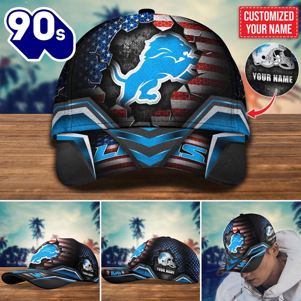Detroit Lions Customized Cap Hot Trending. Gift For Fan H54248 Detroit Lions Customized Cap Hot Trending. Gift For Fan H54248
