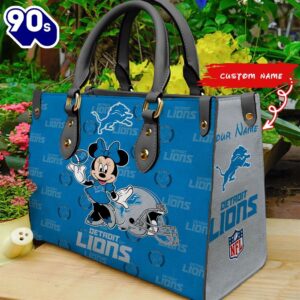Detroit Lions Minnie Women Leather…