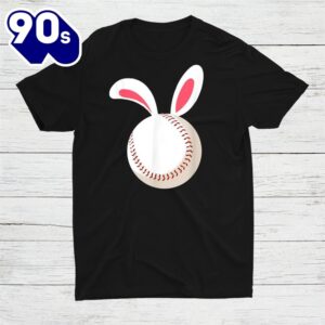 Easter Baseball Bunny Ears Shirt