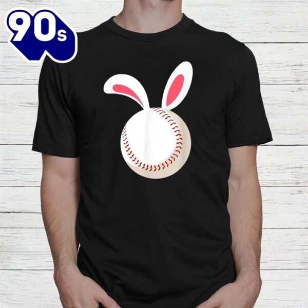 Easter Baseball Bunny Ears Shirt