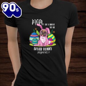 Funny Easter Bunny Pug Classic Dog Lover Shirt 2