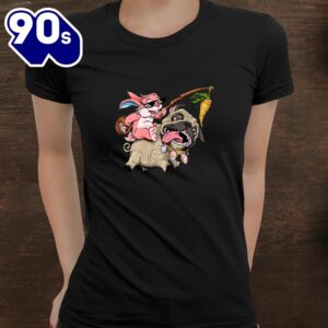 Funny Easter Bunny Pug Shirt 2