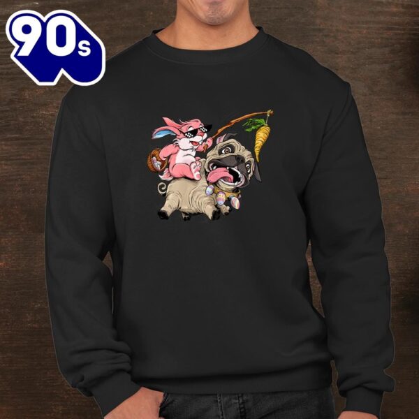 Funny Easter Bunny Pug Shirt