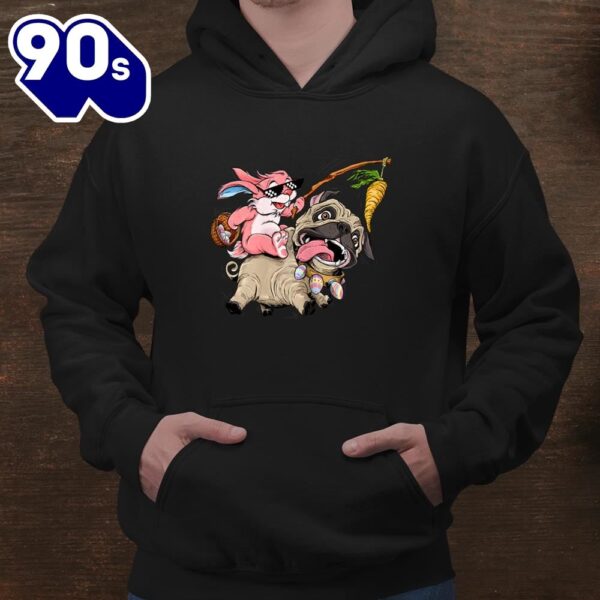 Funny Easter Bunny Pug Shirt