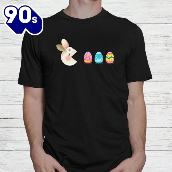 Happy Easter Day Bunny Face Eat Egg Funny Vintage 2022 Shirt
