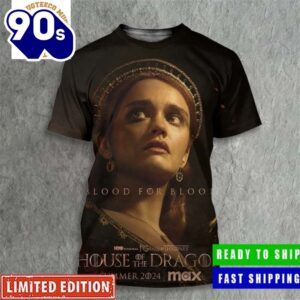 House Of The Dragon Season 2 Blood For Blood Alicent Hightower First Look Poster All Over Print Shirt