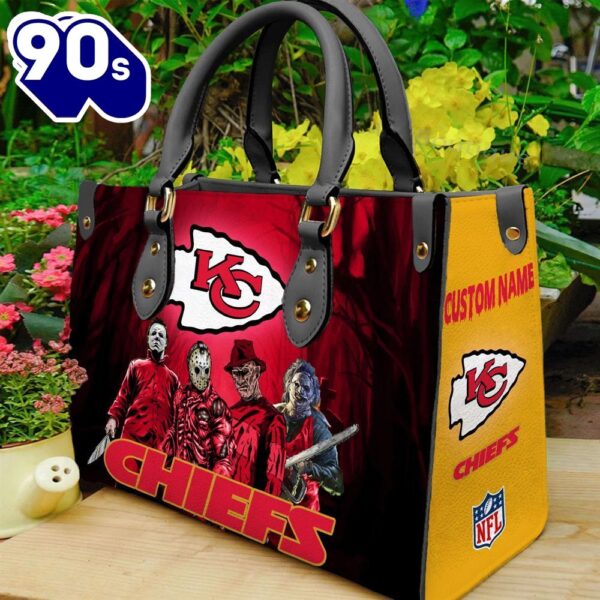 Kansas City Chiefs NFL Halloween Women Leather Hand Bag