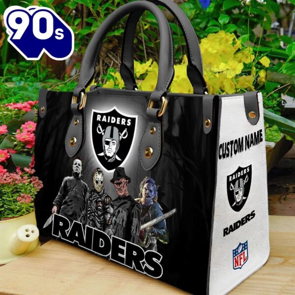 Las Vegas Raiders NFL Halloween Women Leather Hand Bag