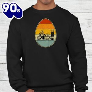 Style Easter Egg Graphic Easter Day Bookkeeper Shirt 3