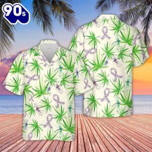Alzheimer’s Awareness Ribbon Unisex Hawaiian…