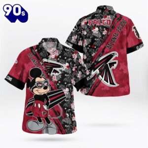 Atlanta Falcons Mickey Mouse Floral…