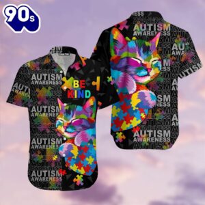 Autism Awareness Cat Be Kind…