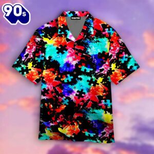 Autism Awareness Hawaiian Shirt For…