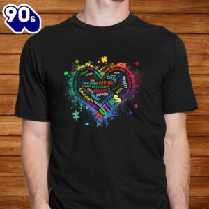 Autism Awareness Love Heart Autism…