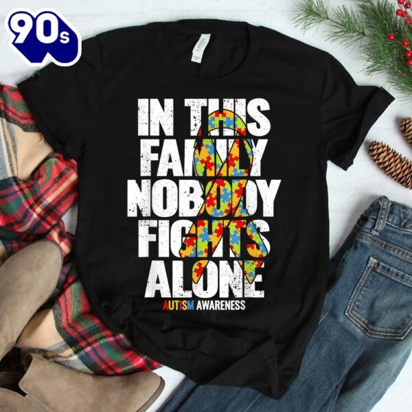Autism Awareness Shirt Family Support Mom Autism Awareness Shirt