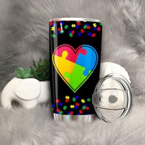 Autism Love Autism Awareness Tumbler…