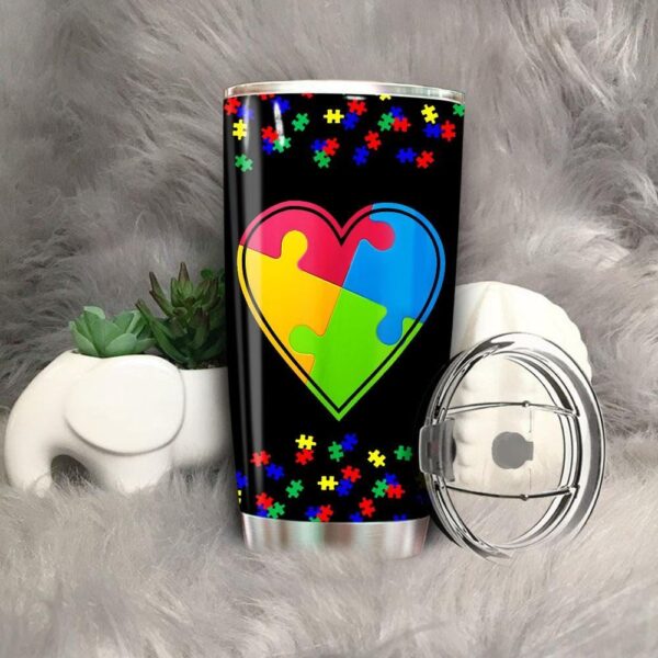 Autism Love Autism Awareness Tumbler Idea For Mom Dad Kid
