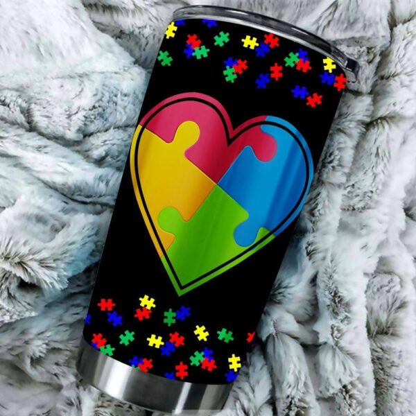 Autism Love Autism Awareness Tumbler Idea For Mom Dad Kid